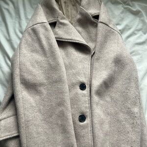 Elegant Beige Women's Coat